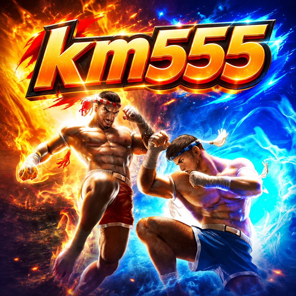 km555 Muay Thai Champion petarung bersiap di arena ring tinju
